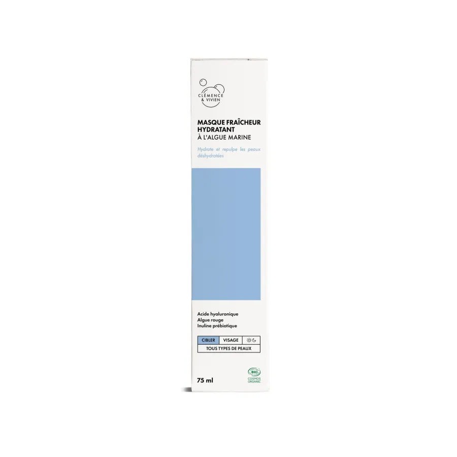 Masque fraîcheur hydratant - Clémence et Vivien