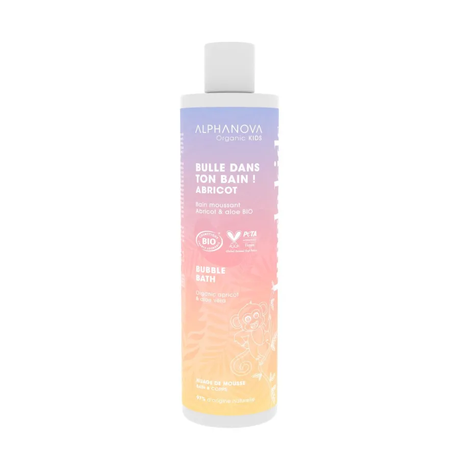 Bulle dans ton bain ! Bain moussant – Parfum Abricot - Alphanova