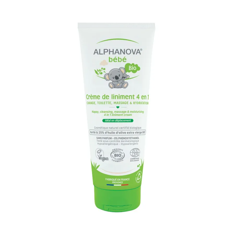 Crème de liniment 4 en 1 - Alphanova Bébé