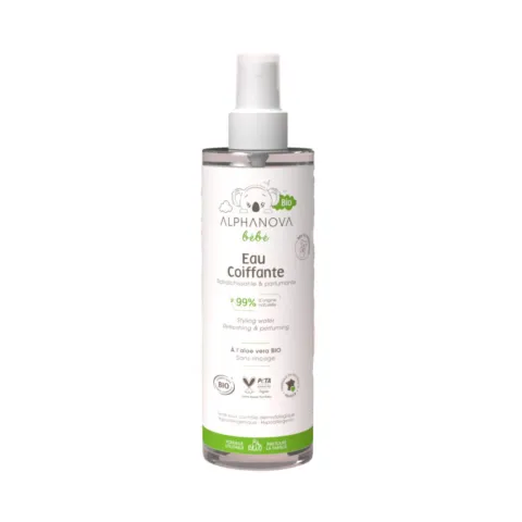 Eau coiffante pour bébé certifiée bio - Alphanova