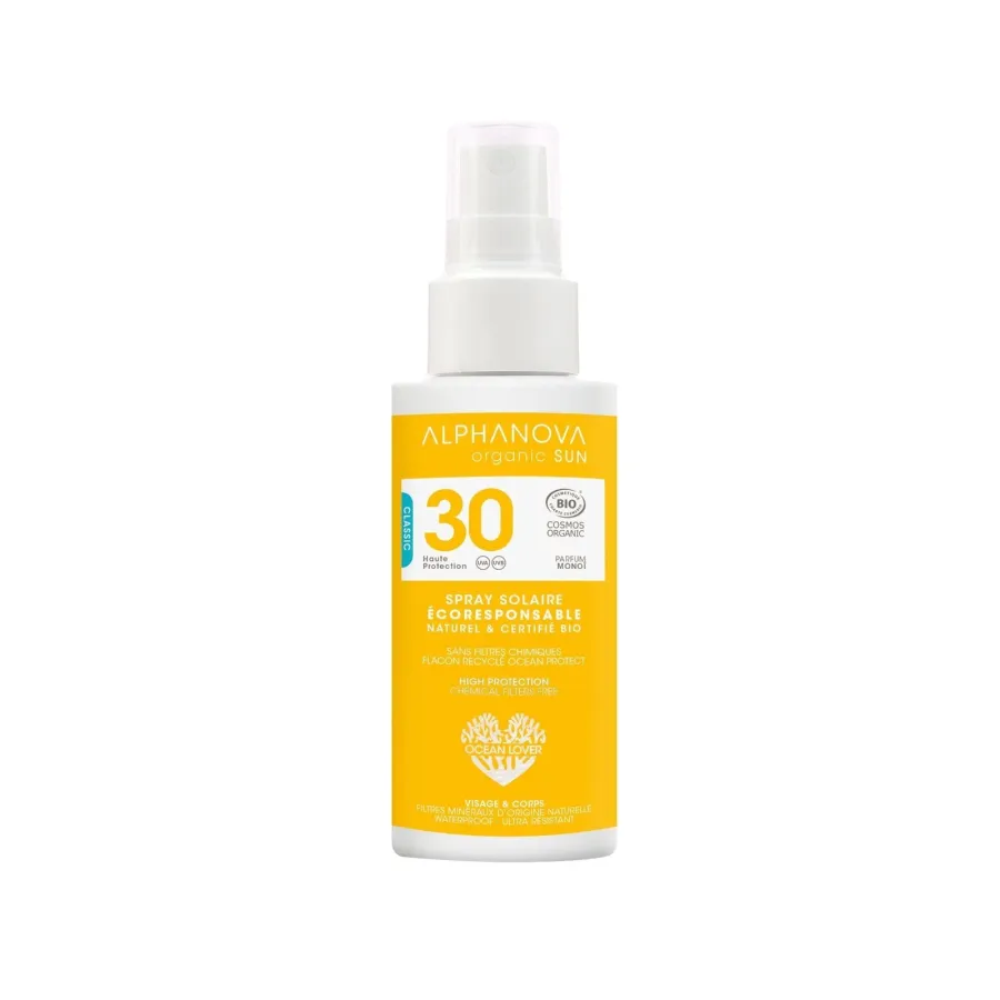 Spray solaire Classic SPF30 - Alphanova Organic Sun