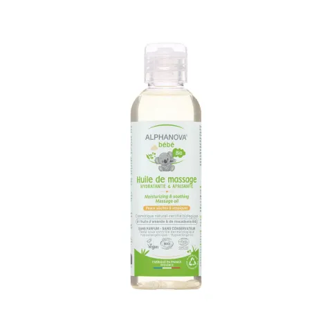 Huile de massage bébé bio - Alphanova bébé