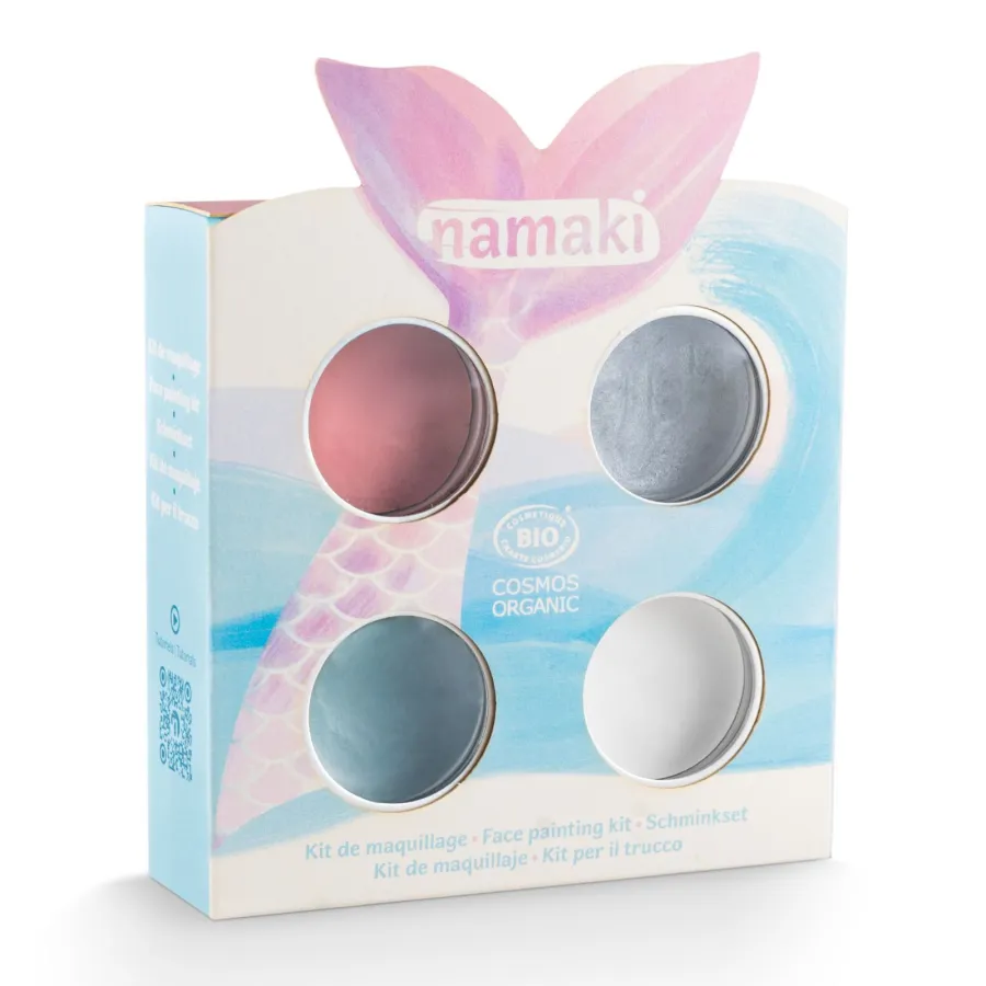Kit de maquillage sirène 4 couleurs - Namaki