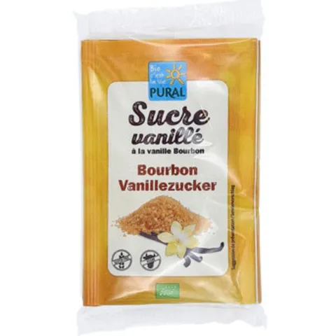 Sucre vanillé Bourbon 5x8g - Pural