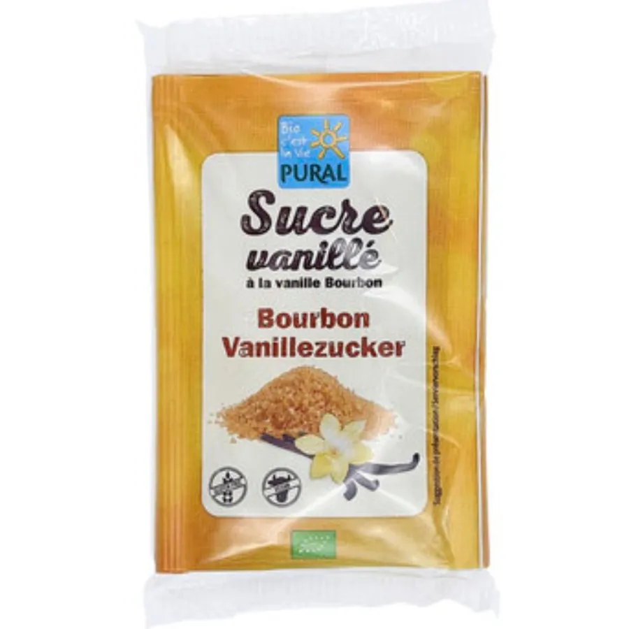 Sucre vanillé Bourbon 5x8g - Pural