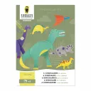 Kit créatif - 6 Dinosaures à colorier - Pirouette Cacahouète