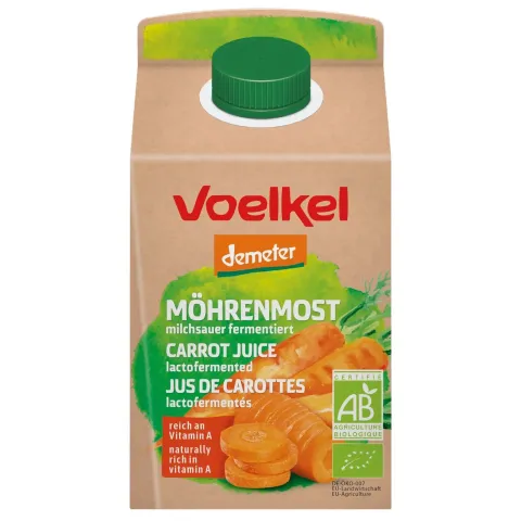 Jus de carottes lacto-fermenté - Voelkel