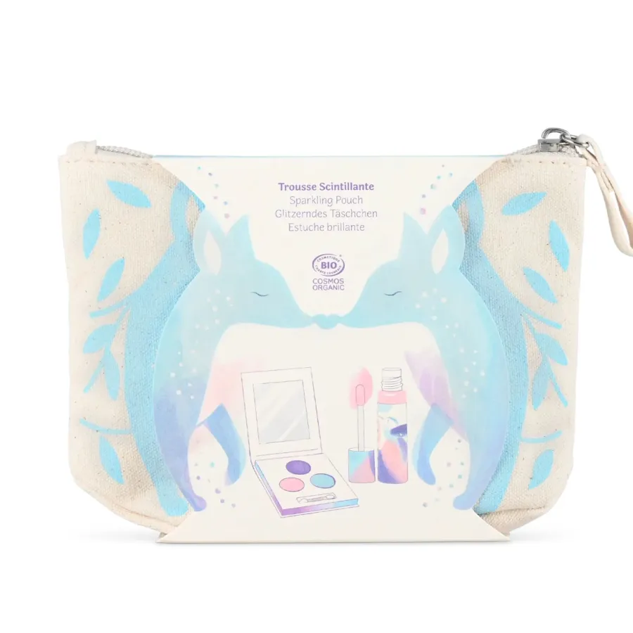 Trousse de maquillage scintillante Renard Bleu - Namaki