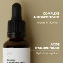 Gouttes autobronzantes visage - hâle intense - Clémence et Vivien