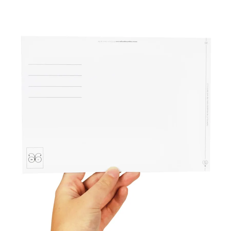 5 cartes postales géantes à colorier - Maison Georges