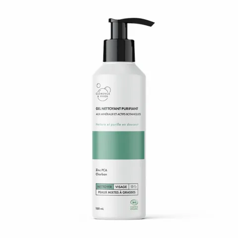 Gel nettoyant purifiant pour peaux mixtes à grasses - Clémence et Vivien