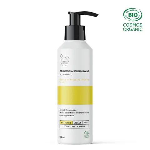 Gel nettoyant illuminant pour peaux ternes et fatiguées - Clémence et Vivien