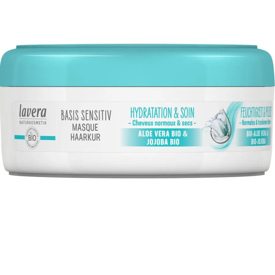 Masque capillaire hydratation & soin - aloe vera et huile de jojoba - Bio  - Lavera