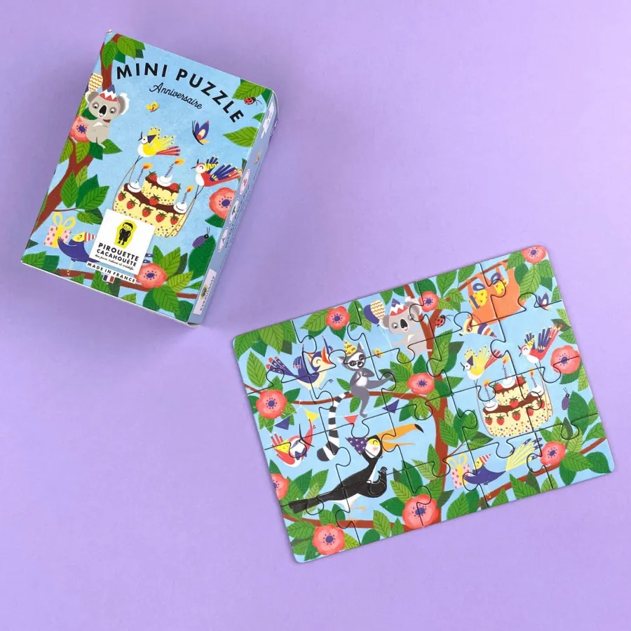 Mini puzzle anniversaire - Pirouette Cacahouète