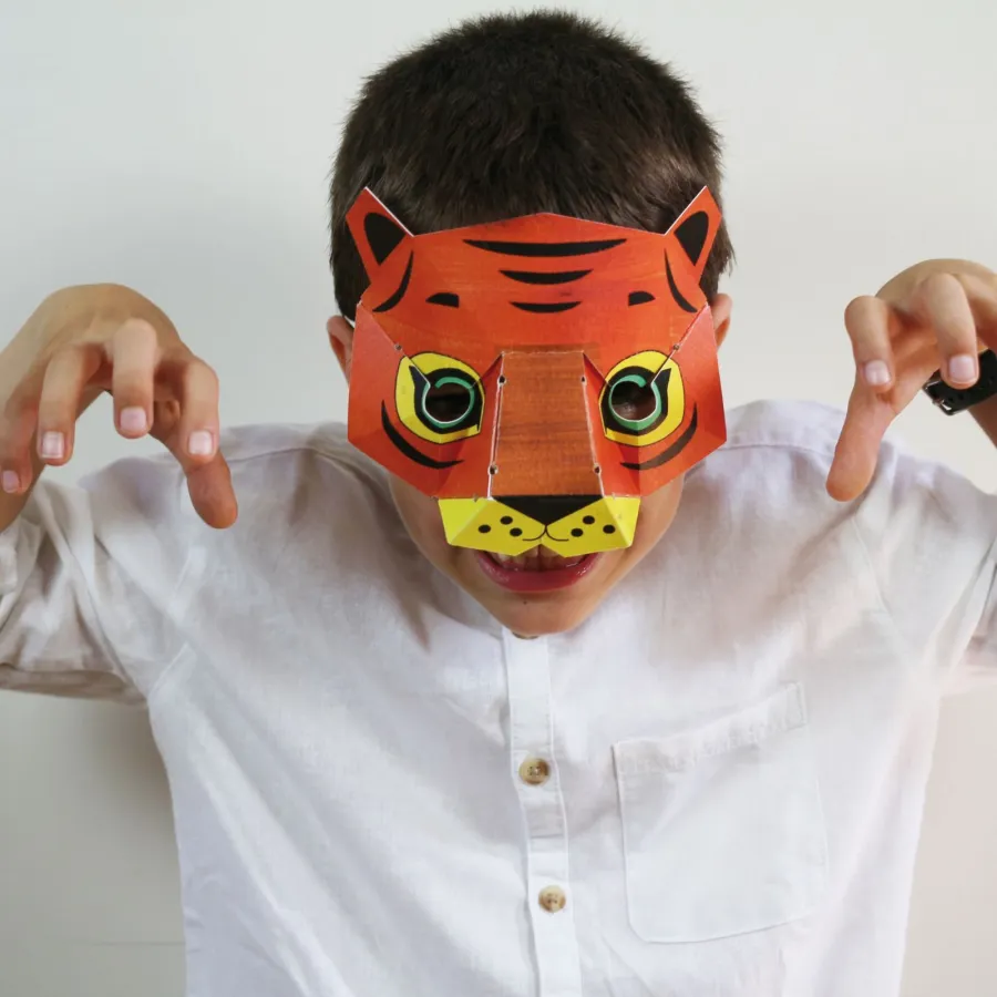 Kit créatif masques de la Jungle - Pirouette Cacahouète