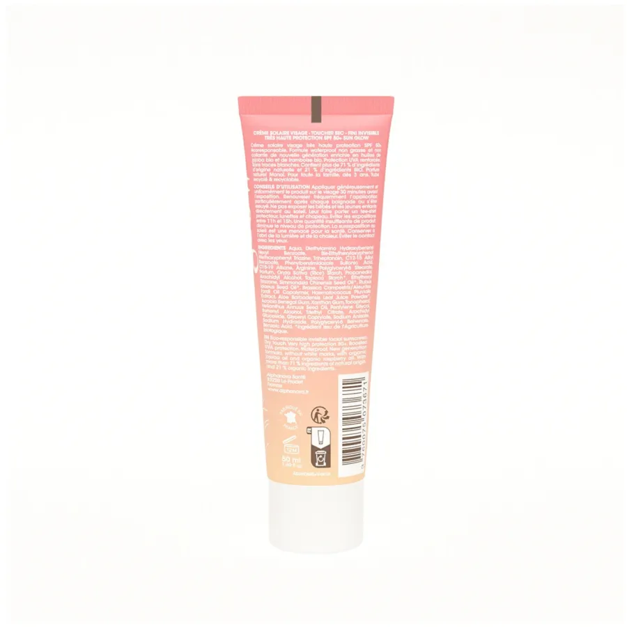 Crème solaire visage SPF 50+ - Alphanova Daily Sun