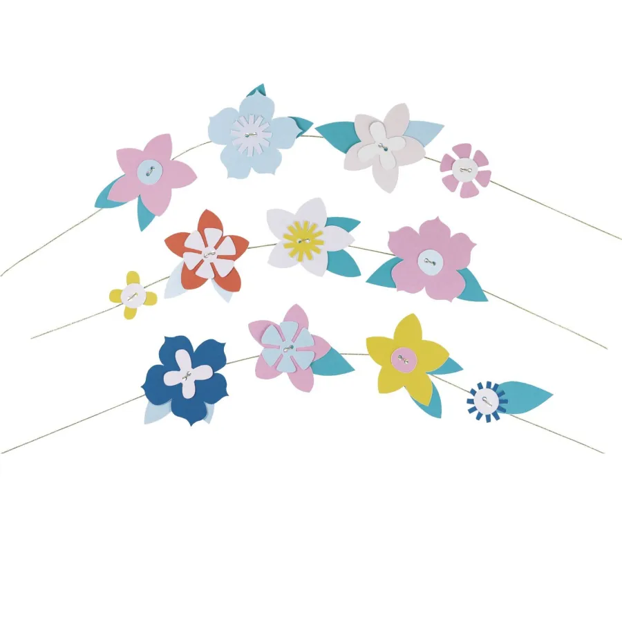 Kit créatif - Couronnes de fleurs - Pirouette Cacahouète