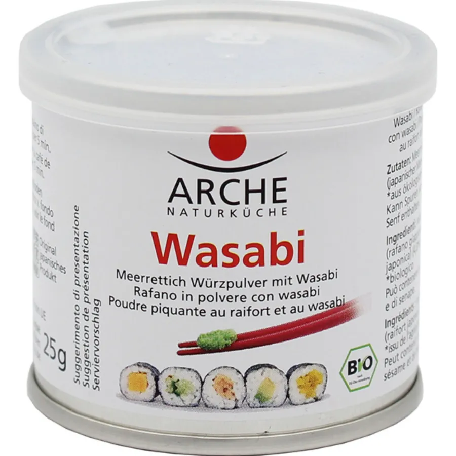 Poudre piquante de raifort au wasabi - Arche Naturküche