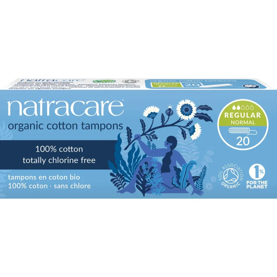 Tampons bio sans applicateur normal - Natracare