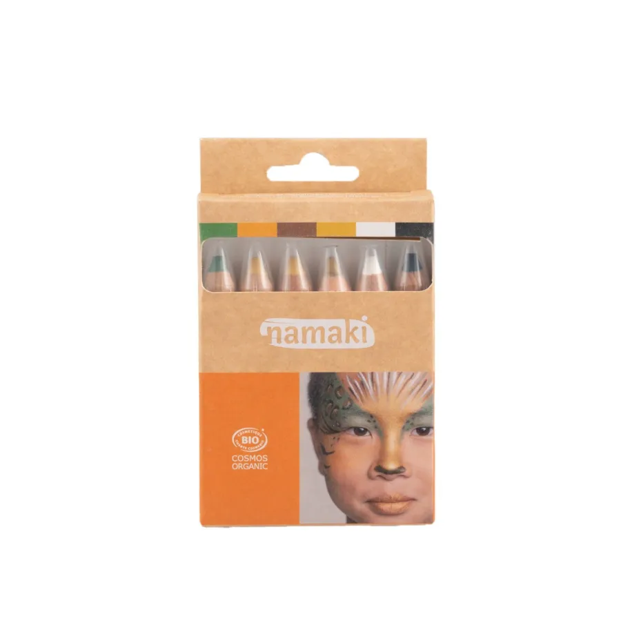 Kit de 6 crayons de maquillage Vie Sauvage - Namaki