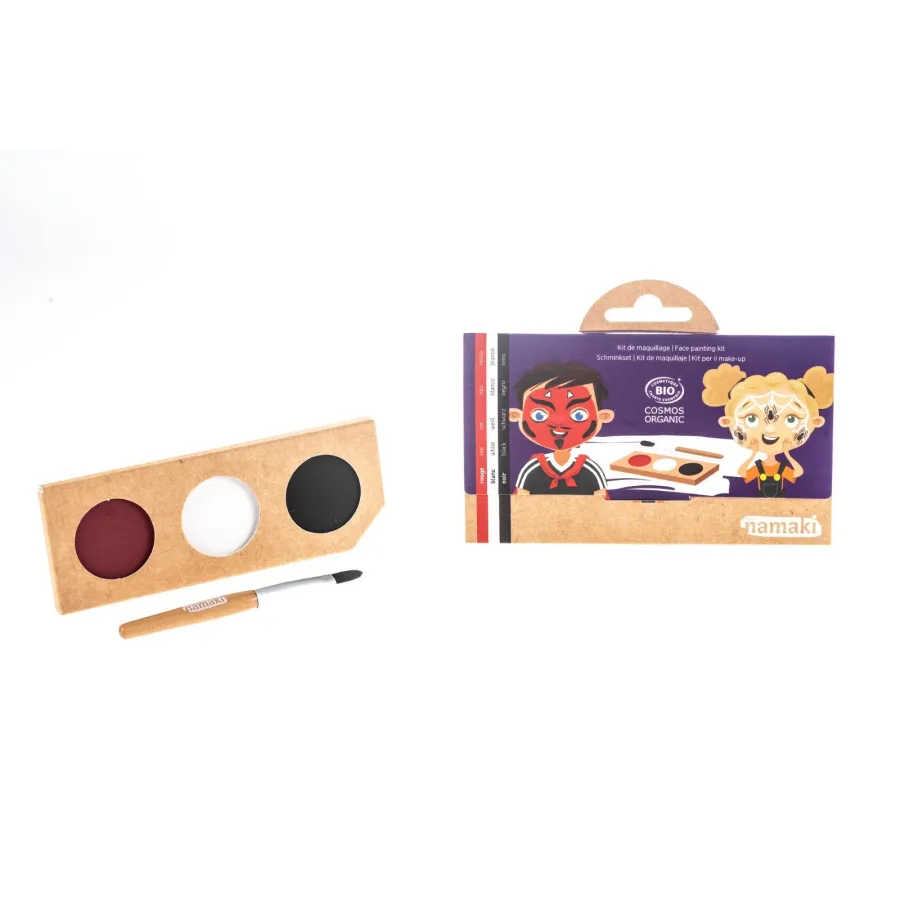 Kit de maquillage 3 fards Diable & Araignée - Namaki
