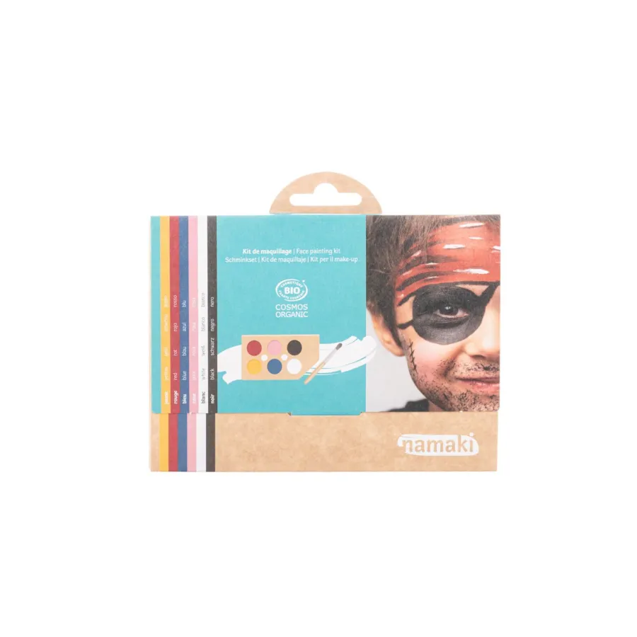Kit de maquillage 6 fards Arc-en-ciel - Namaki