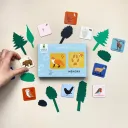 Mémory pour enfants - L'Animal et son Empreinte - Pirouette Cacahouète