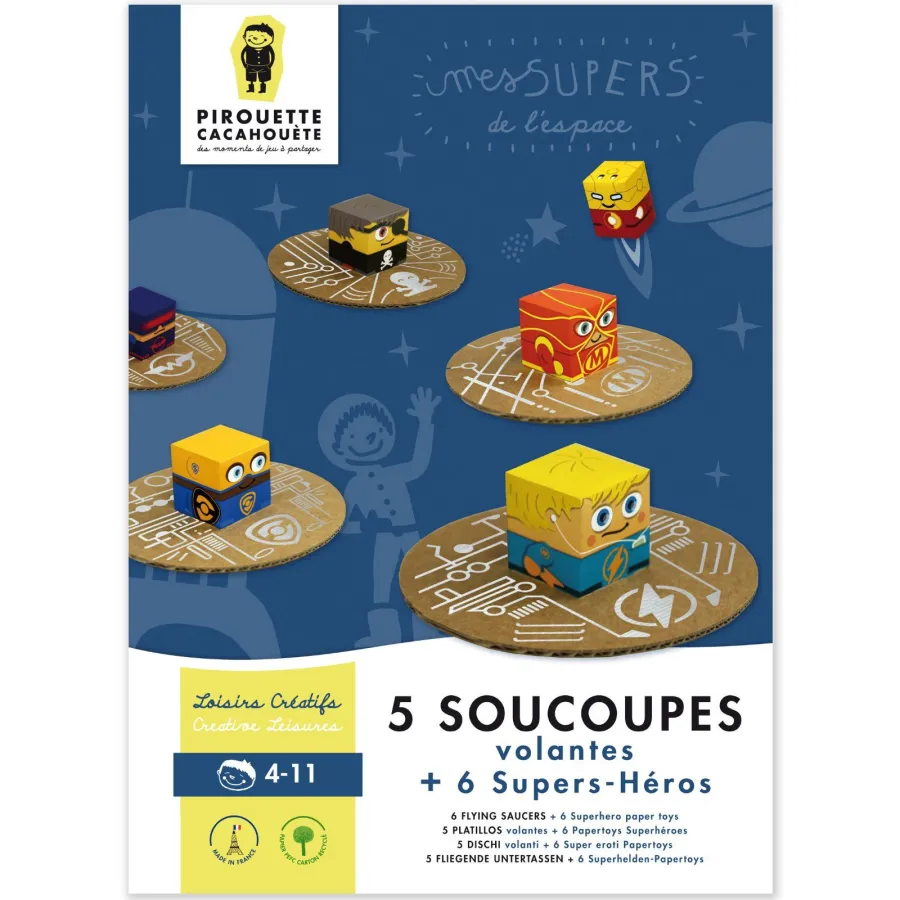 Kit créatif super héros - Pirouette Cacahouète