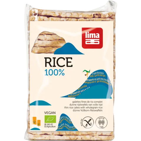 Galettes Fines de Riz Complet 130g - Lima
