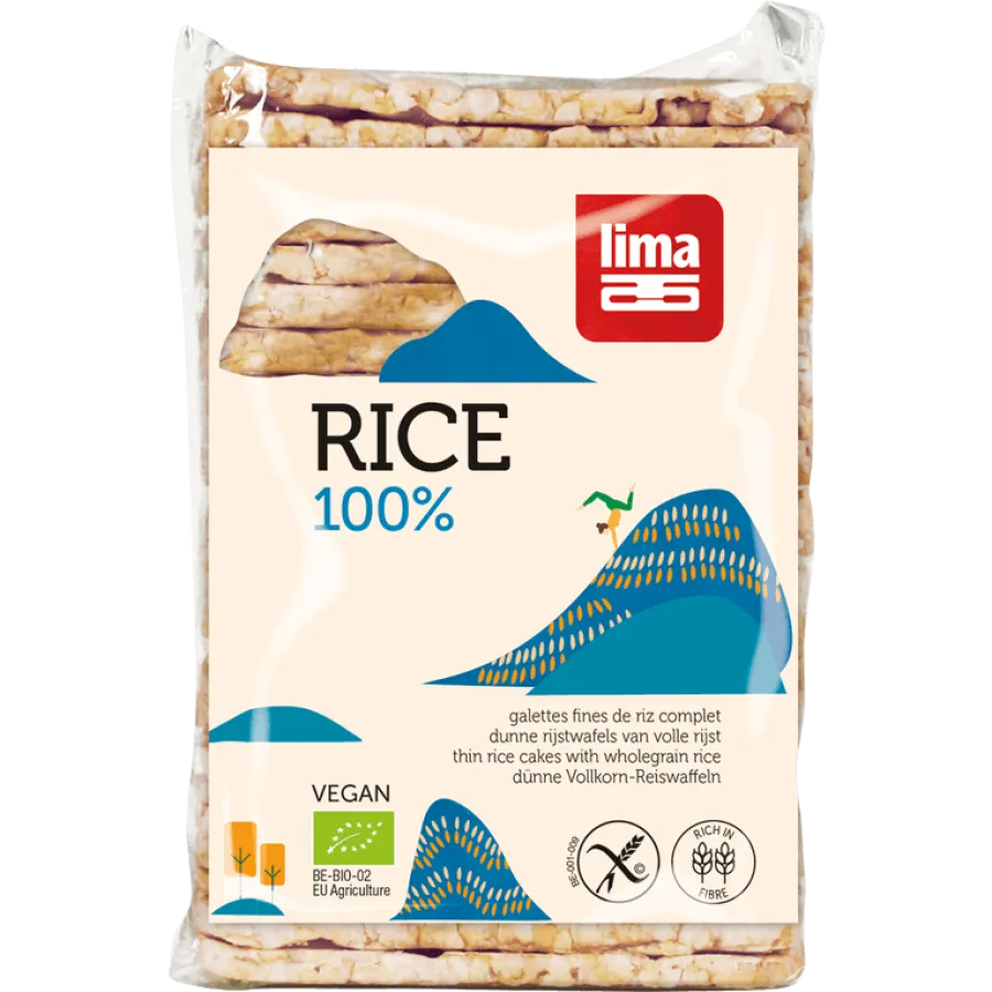 Galettes Fines de Riz Complet 130g - Lima