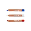 Kit de 3 crayons de maquillage pour supporters - Bleu, Blanc, Rouge - Namaki