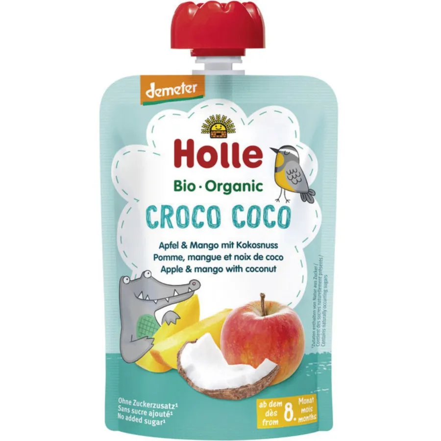 Gourde Poire, pomme mangue coco - Croco Coco - Holle