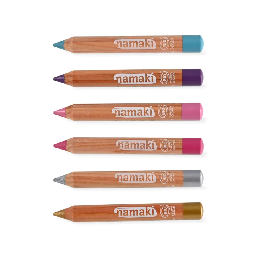 Kit de 6 crayons de maquillage Mondes Enchantés - Namaki