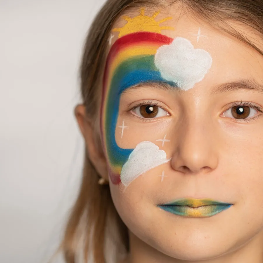 Kit de 6 crayons de maquillage Arc-en-ciel - Namaki