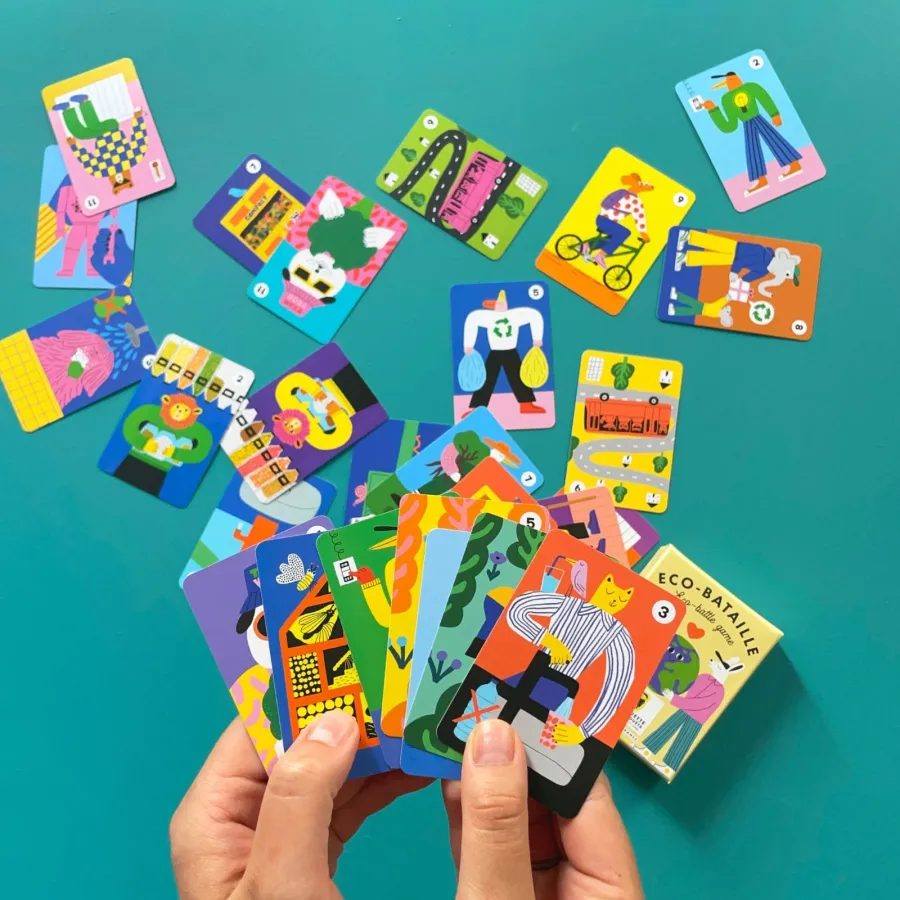 Jeu de cartes Éco-bataille - Pirouette Cacahouète