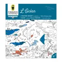 Poster géant à colorier - L'Océan - Pirouette Cacahouète