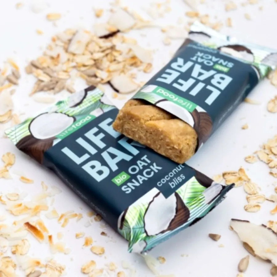 Barre protéinée bio coco avoine 40 g - Lifefood