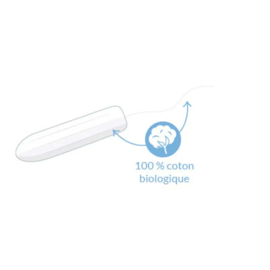 Tampon Super - sans applicateur en coton bio - Natracare
