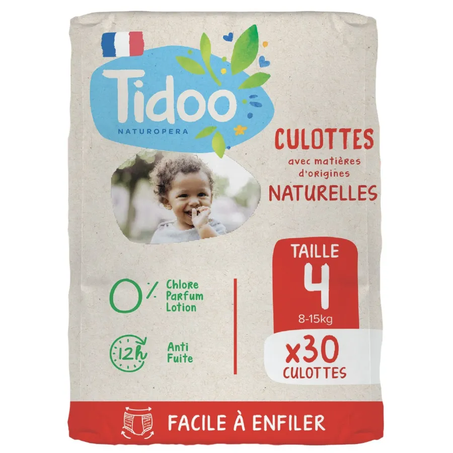 Couches-culottes d'apprentissage écologiques - Tidoo