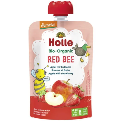 Gourde Pomme & Fraise - Red Bee - Holle