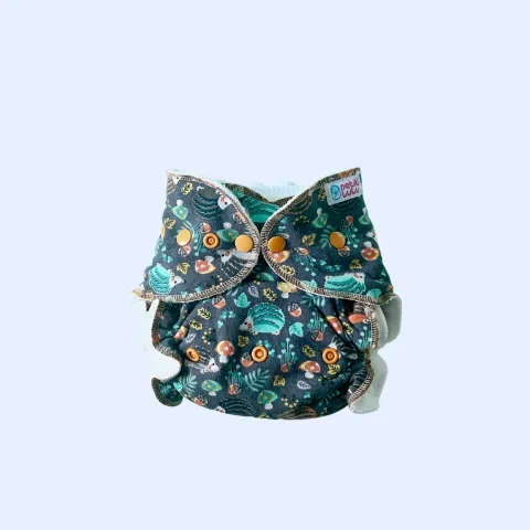Couche lavable à pressions + 2 inserts - Petit Lulu