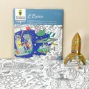 Poster géant à colorier - L'Espace - Pirouette Cacahouète