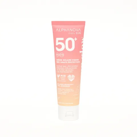 Crème solaire visage SPF 50+ - Alphanova Daily Sun