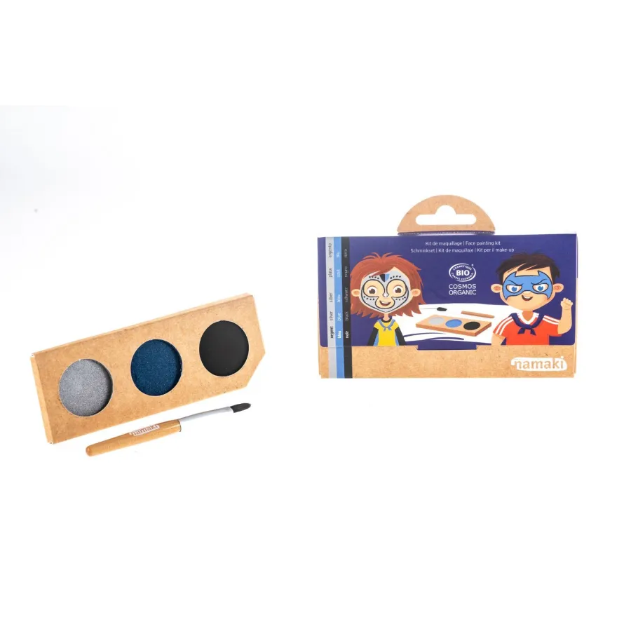 Kit de maquillage 3 fards Chevalier & Super-héros - Namaki