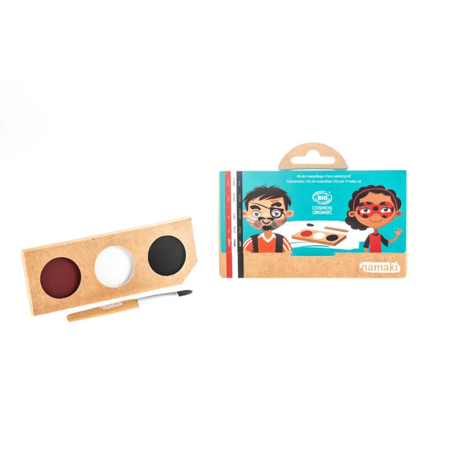 Kit de maquillage 3 fards Pirate & Coccinelle - Namaki
