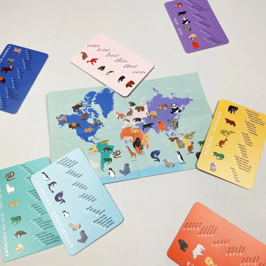Jeu des 7 Familles - Animaux - Pirouette Cacahouète