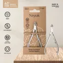 Pince à cuticules en acier recyclé - Niyok