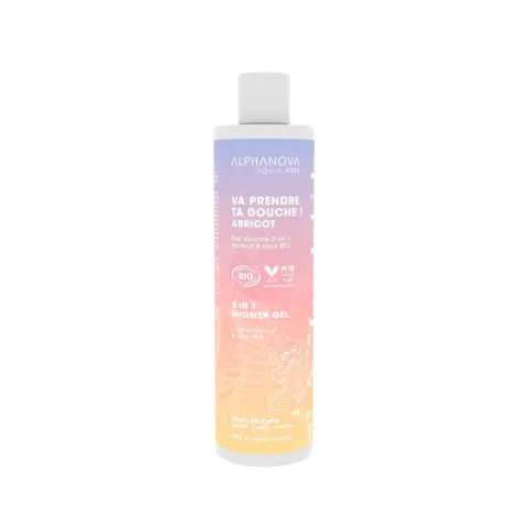 Gel lavant 3 en 1 Va prendre ta douche ! - Abricot - Alphanova Kids