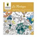 Poster géant à colorier - La Montagne - Pirouette Cacahouète