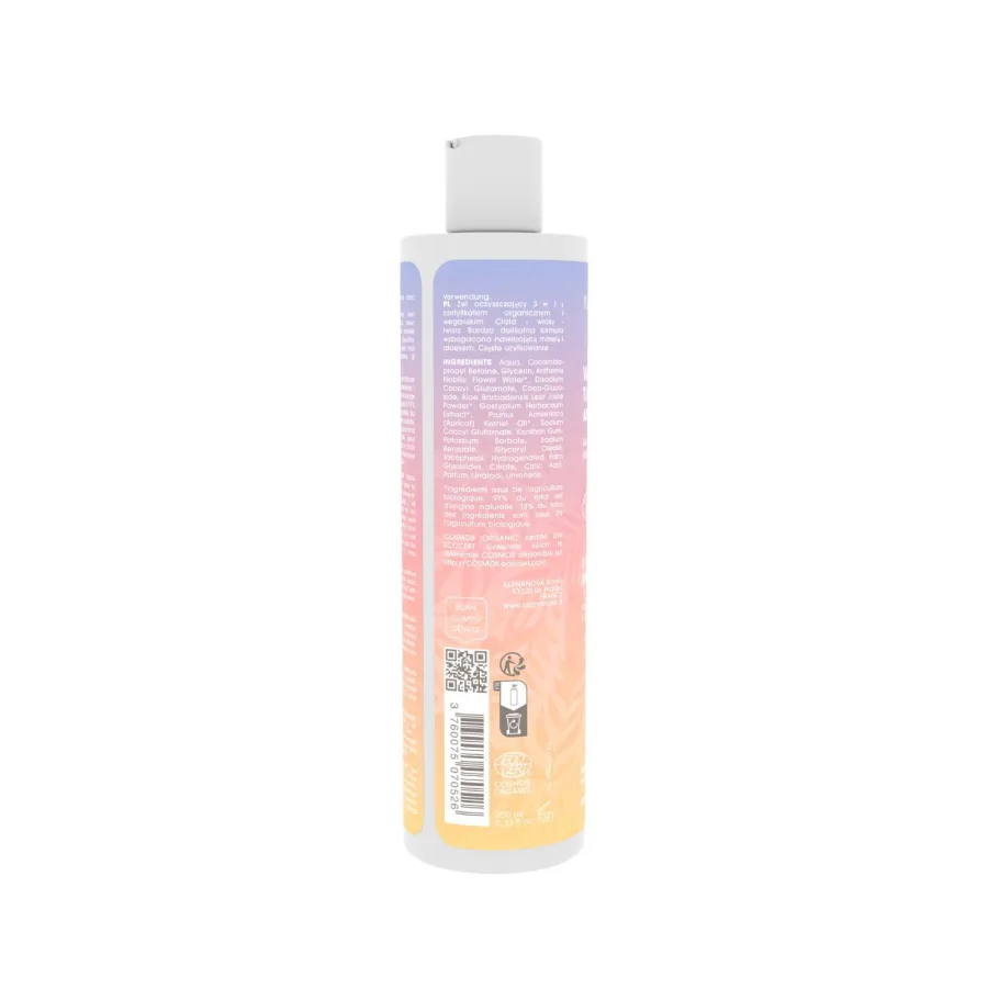 Gel lavant 3 en 1 Va prendre ta douche ! - Abricot - Alphanova Kids